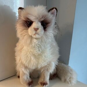 The Bearington Collection Tasha Himalayan Cat Plush NWT